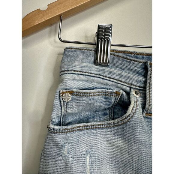 HUDSON Jeans Womens Midrise Ankle‎ Natalie Distressed Super Skinny Size 26 - Picture 7 of 9